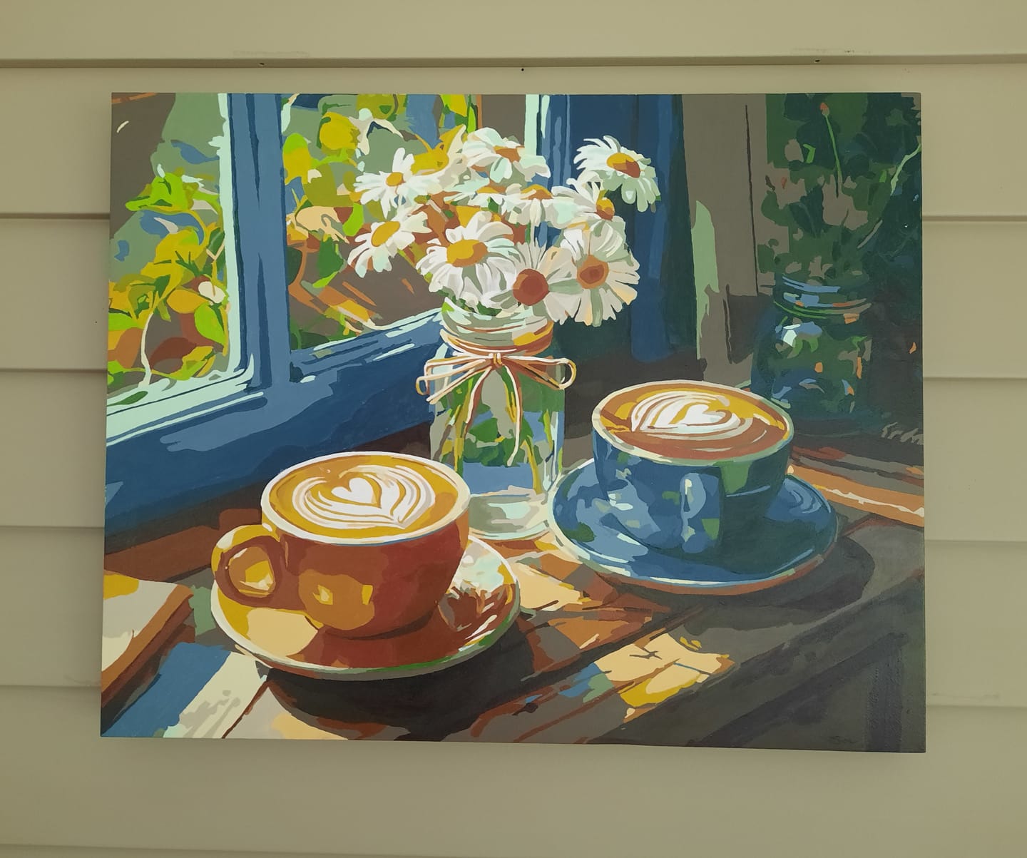 Customer photo review of Village nostalgia | Paint by Number