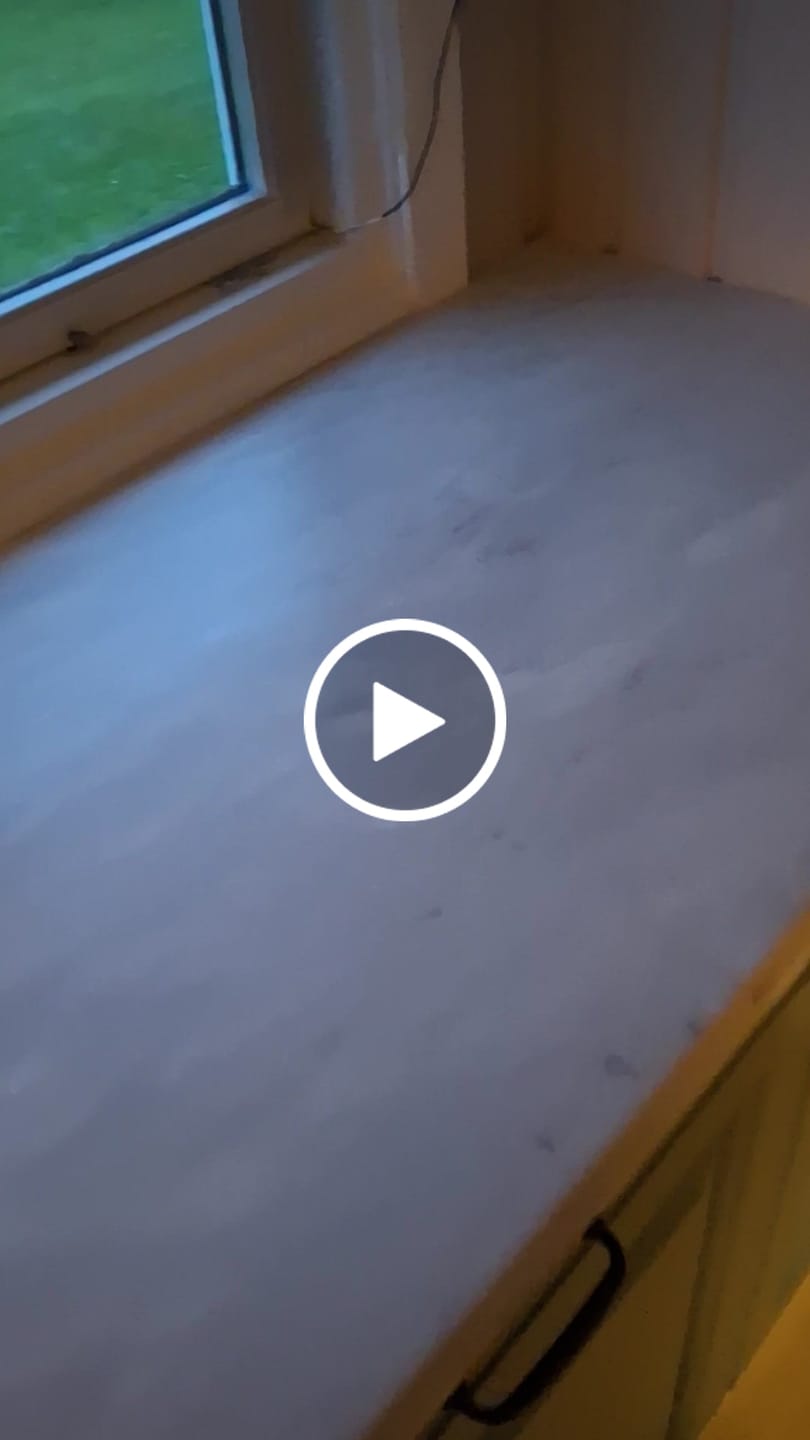 Customer video review of Marmor romeo hvit matt kontaktplast