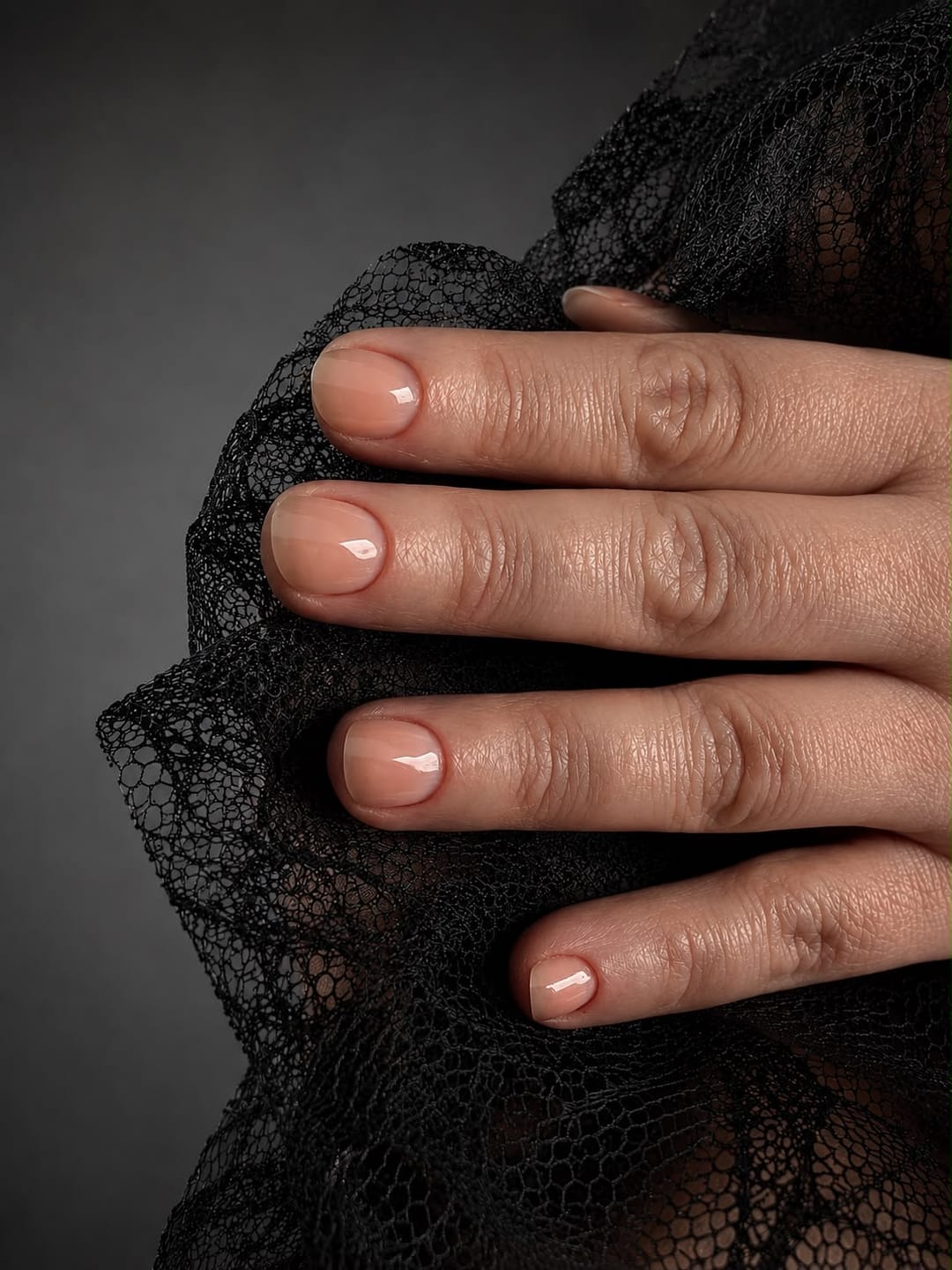 Customer photo review of Semilac Extend Care 5in1 817 Dirty Peach UV Gel Polish 11ml - Builder Gel in a Bottle