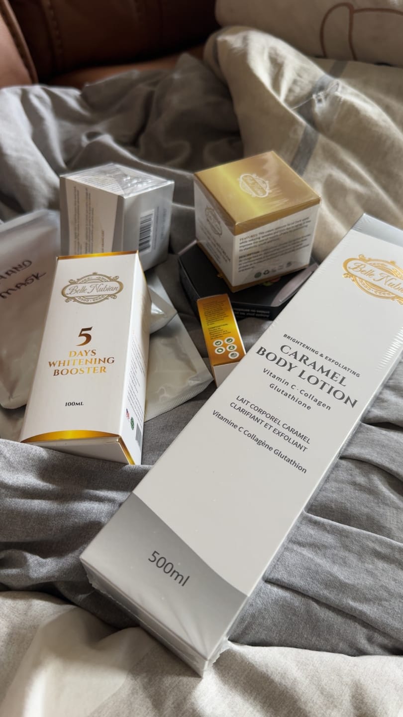 Customer photo review of Belle Nubian Caramel Set
