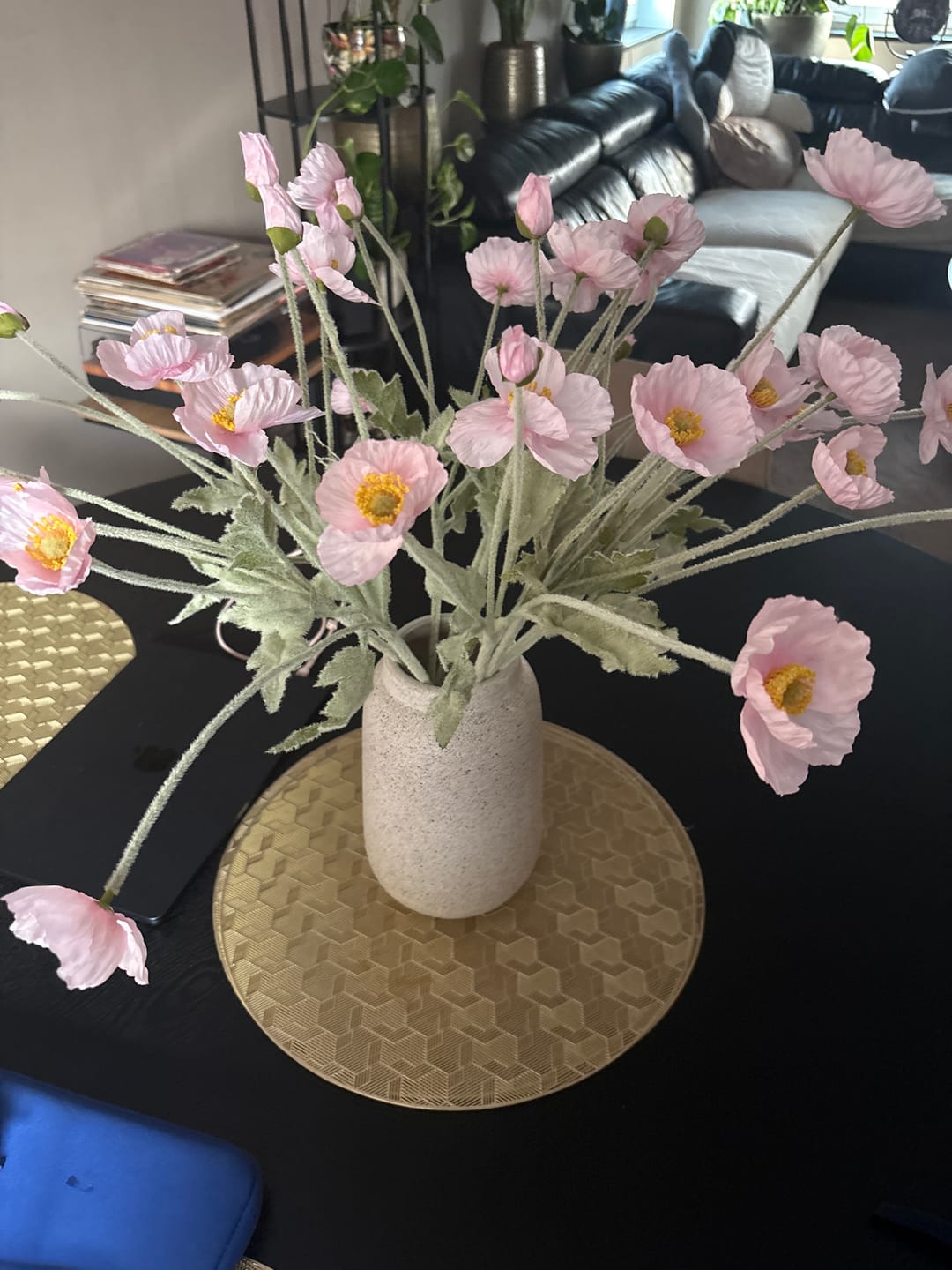 Customer photo review of Zijden Klaprozen - Lichtroze
