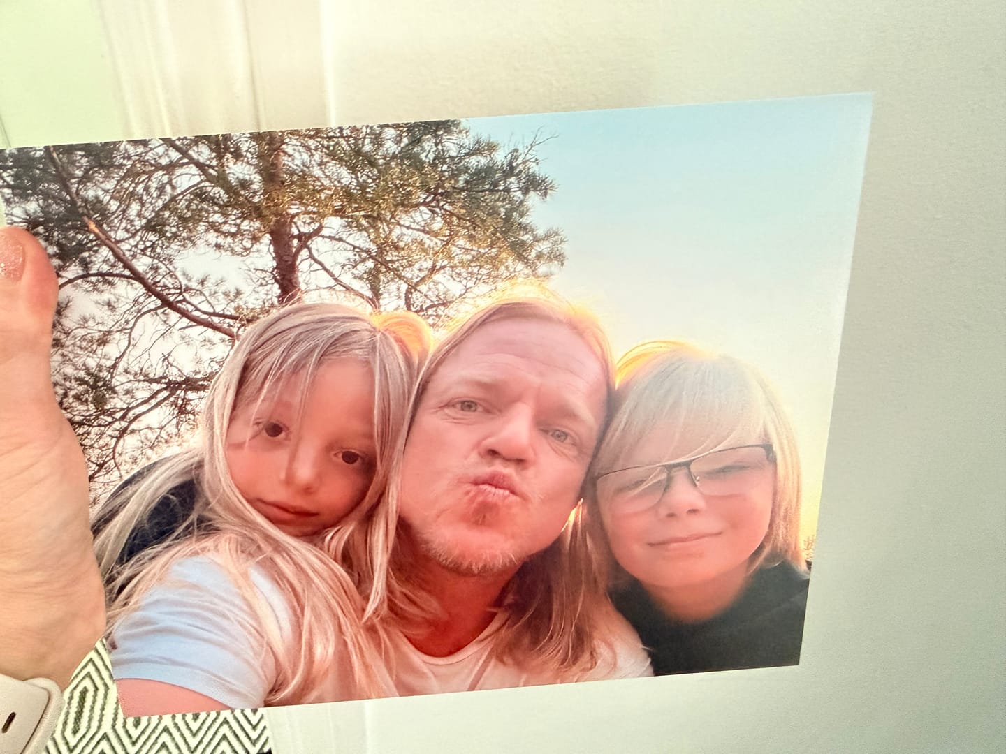 Customer photo review of Rectangular Maple Picture Blocks