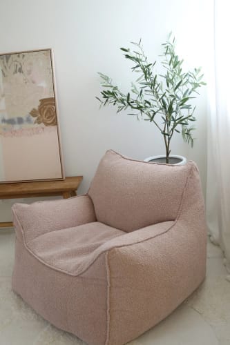 Customer photo review of DODO BEAN BAG - BOUCLE CAMEL