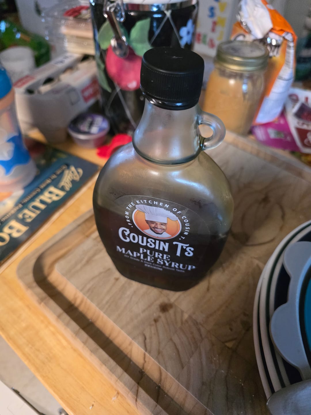Customer photo review of Cousin T's Pure Maple Syrup