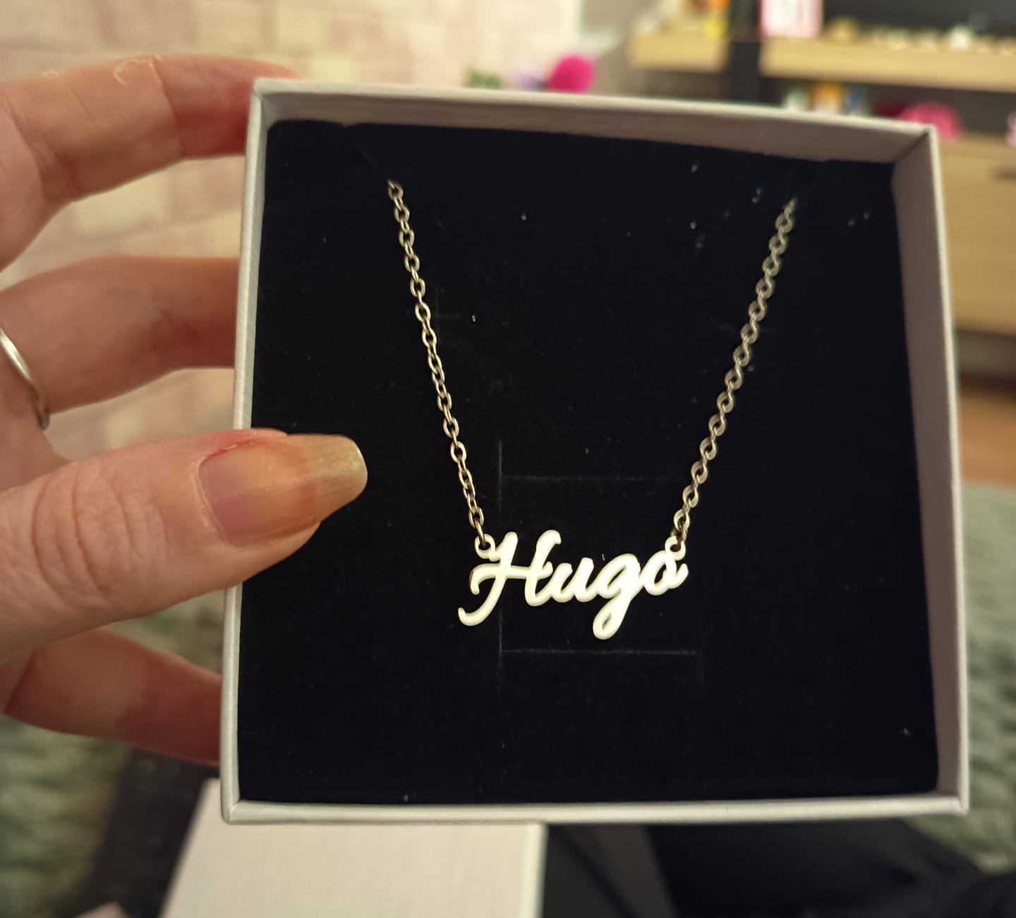 Customer photo review of Collier Script Allure