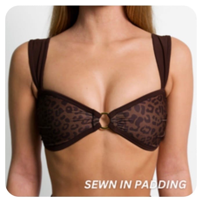 Customer photo review of BRIDGET Jaguar Princess Bikini Top