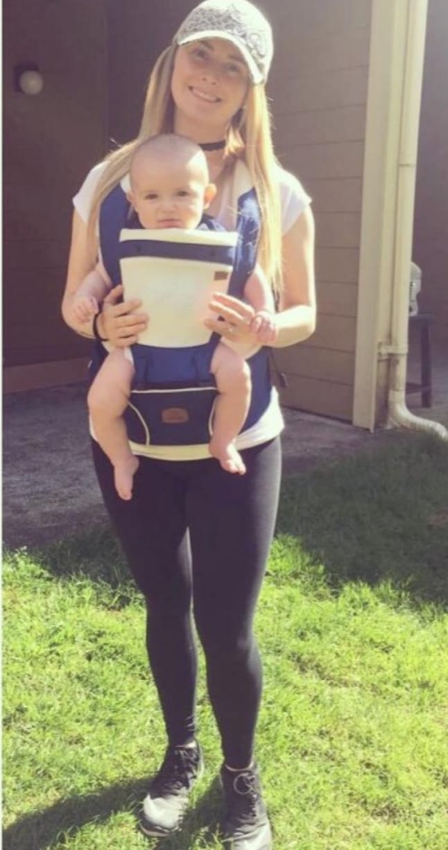 Customer photo review of Portabebés BORNEX con Asiento Ergonómico 2 en 1