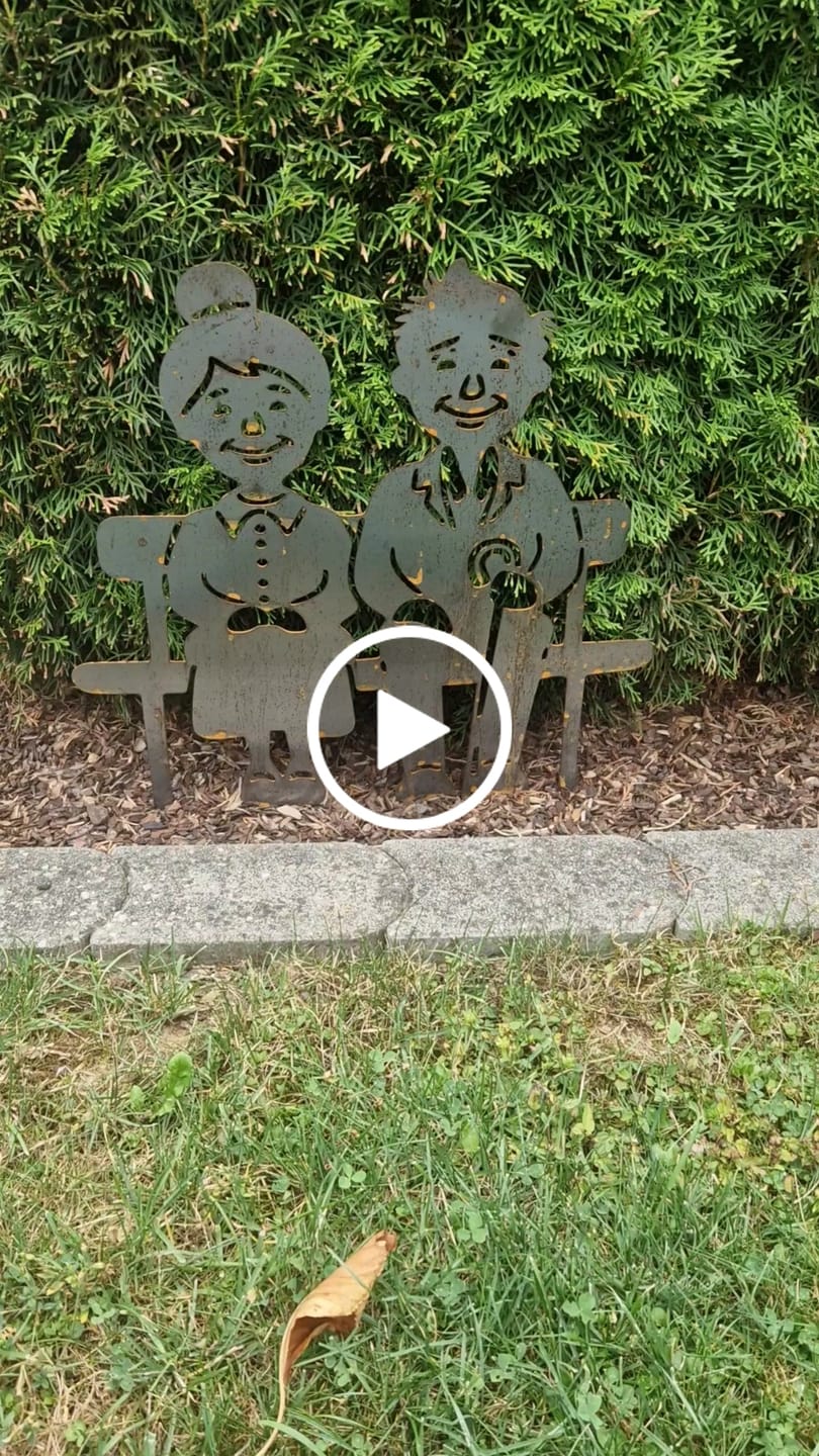 Customer video review of Gartenstecker Oma & Opa