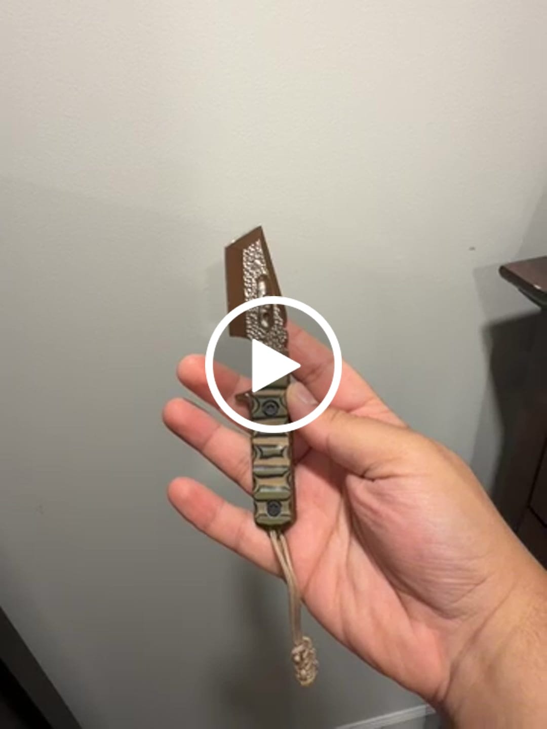 Customer video review of Severed Metal Works Zealot Fixed Blade – 2.5” Tanto Blade, 80CrV2 Steel, Micarta Scales – Made in USA