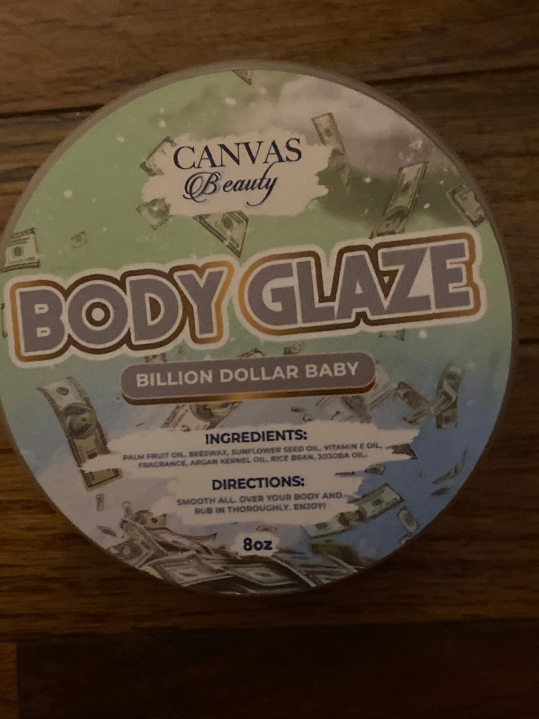 Customer photo review of BODY GLAZE: BILLION DOLLAR BABY