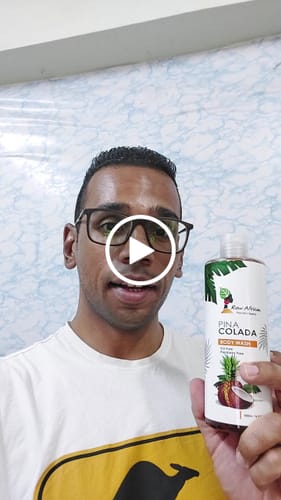 Customer video review of Pina Colada Body Wash