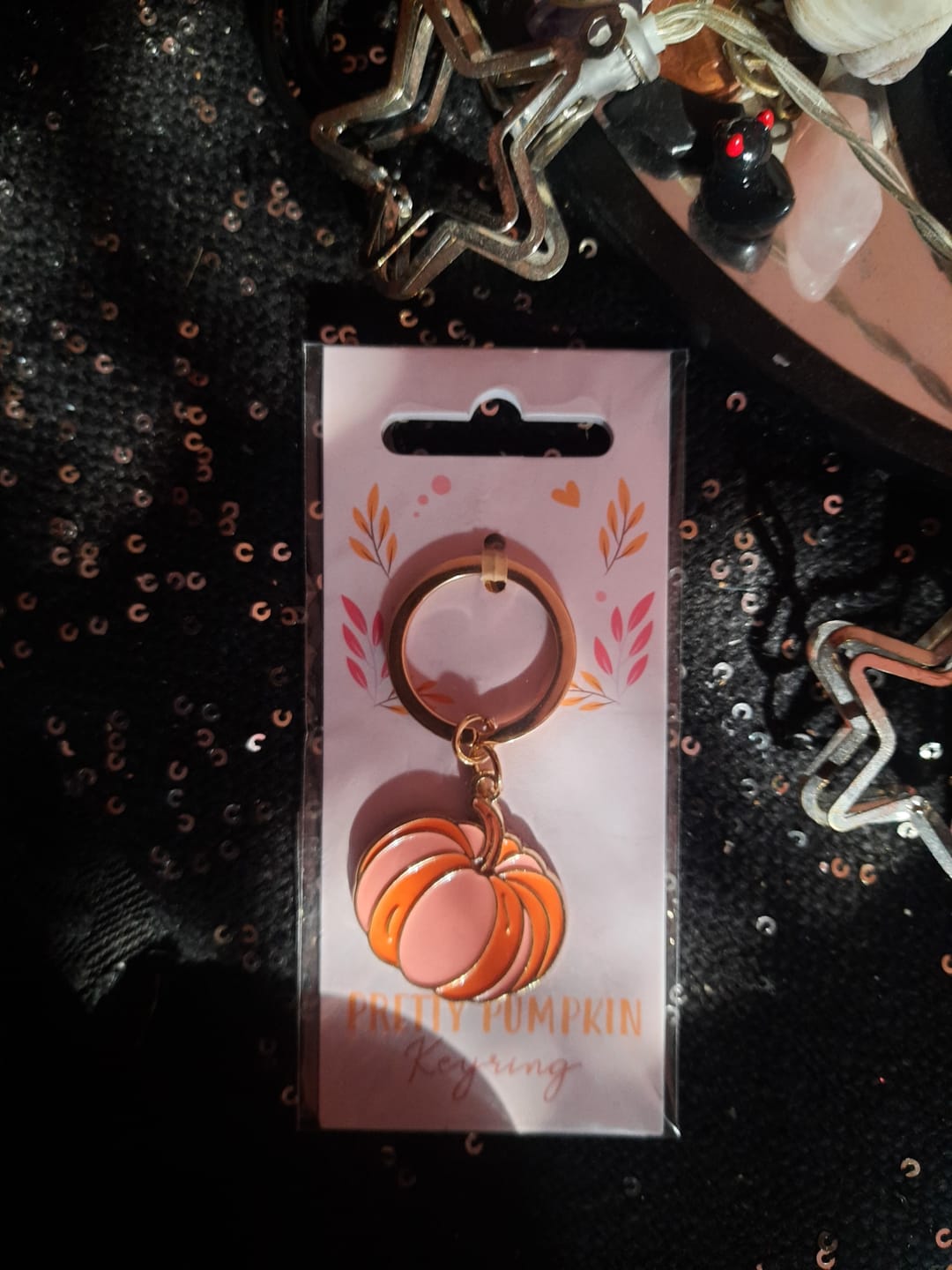 Customer photo review of Kürbis-Schlüsselanhänger – Anhänger mit Herbst Vibes