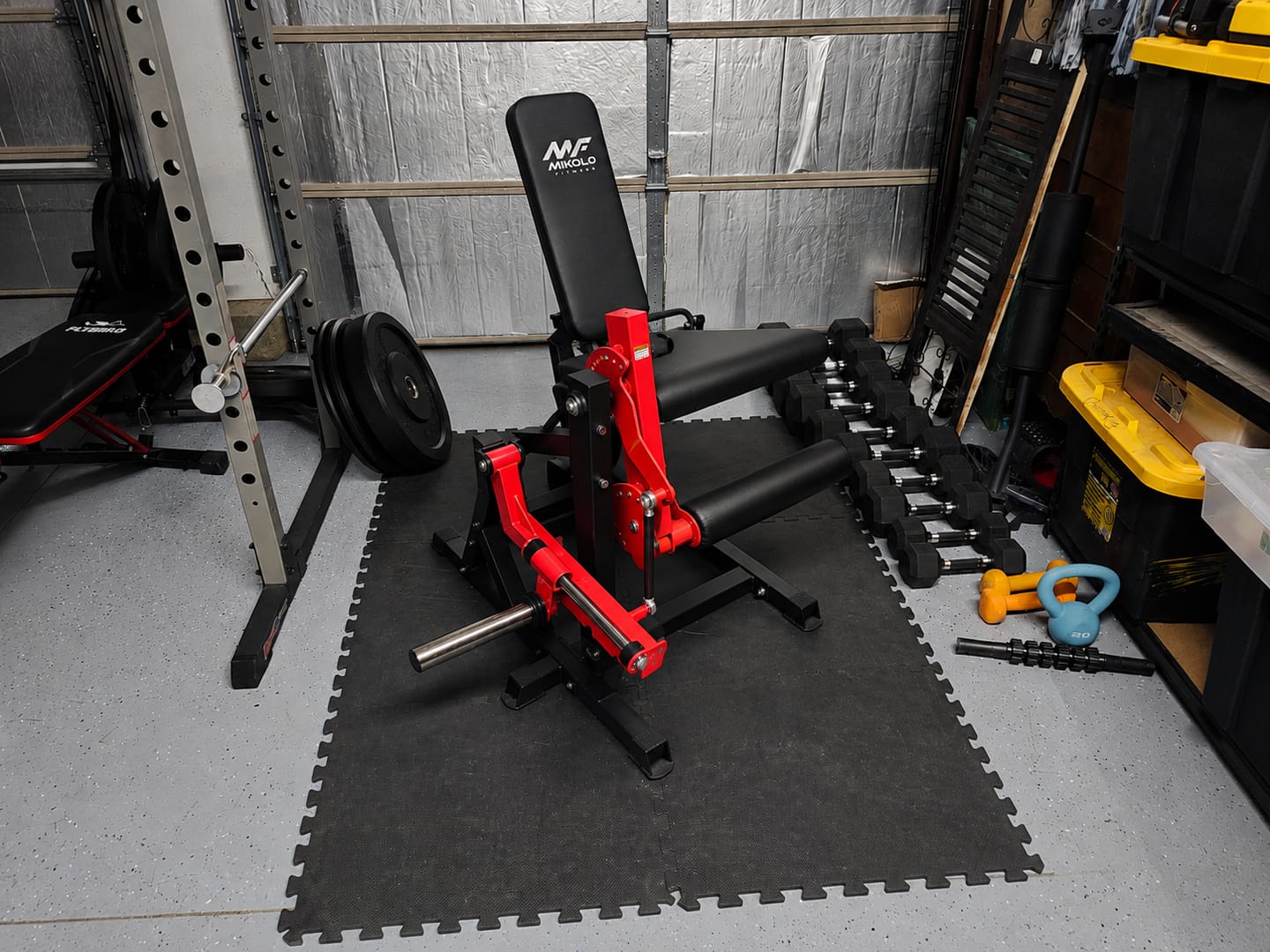 Customer photo review of NOVA™ Progressive Load Leg Extension & Curl Machine