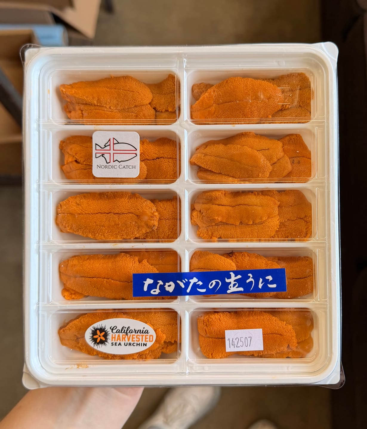 Customer photo review of Wild, Santa Barbara Uni, Fresh Sea Urchin Roe