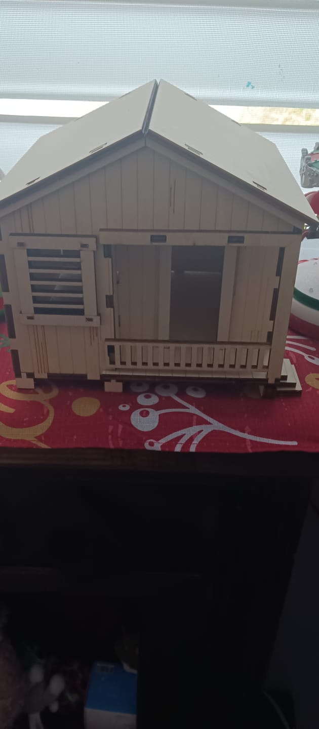 Customer photo review of La Casita de Campo - Modelo Primavera | Manualidad