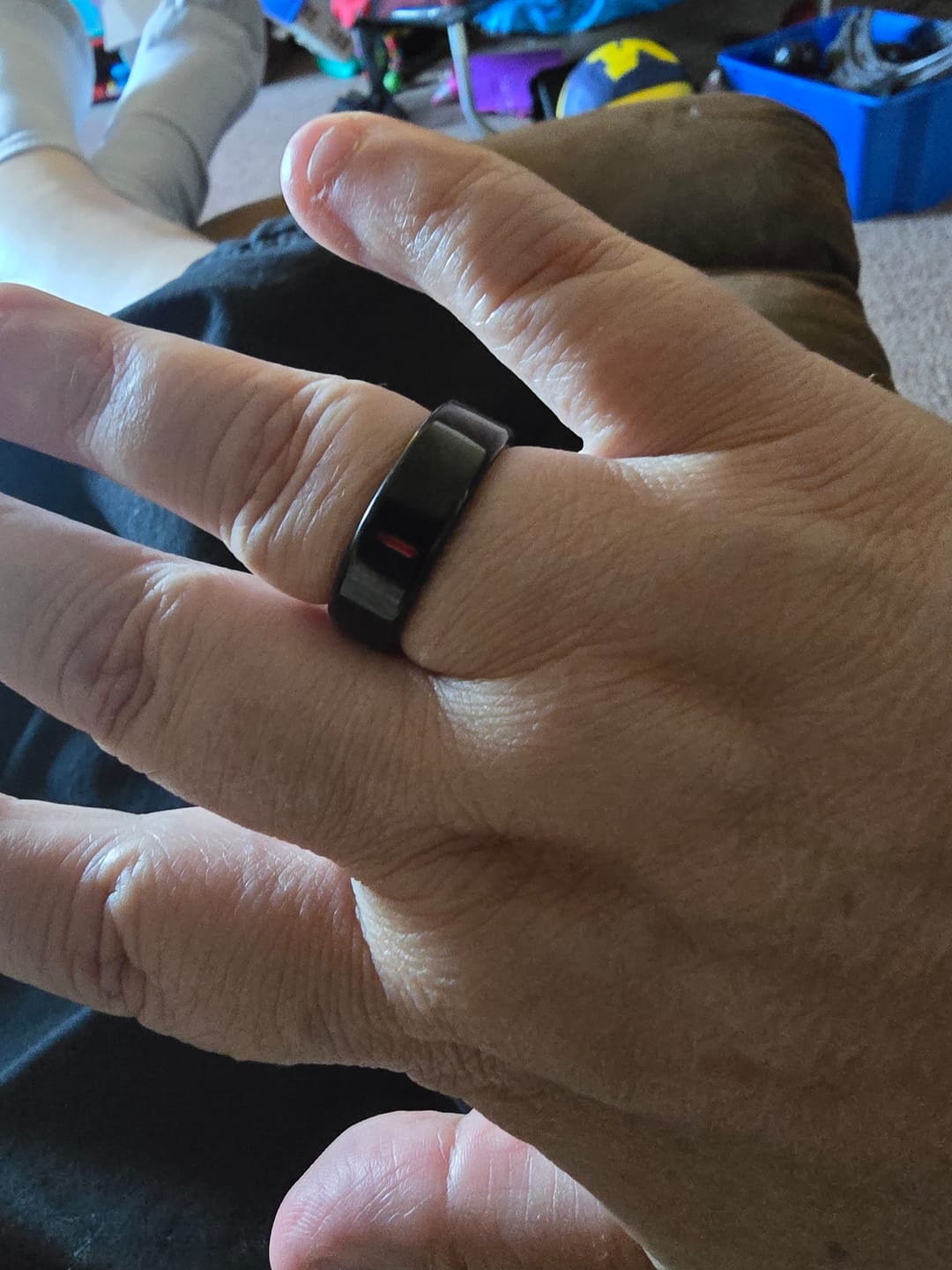 Customer photo review of Bearscome R03 Blood Sugar Blood Pressure Blood oxygen HRV Sleep Monitoring Waterproof Smart Ring