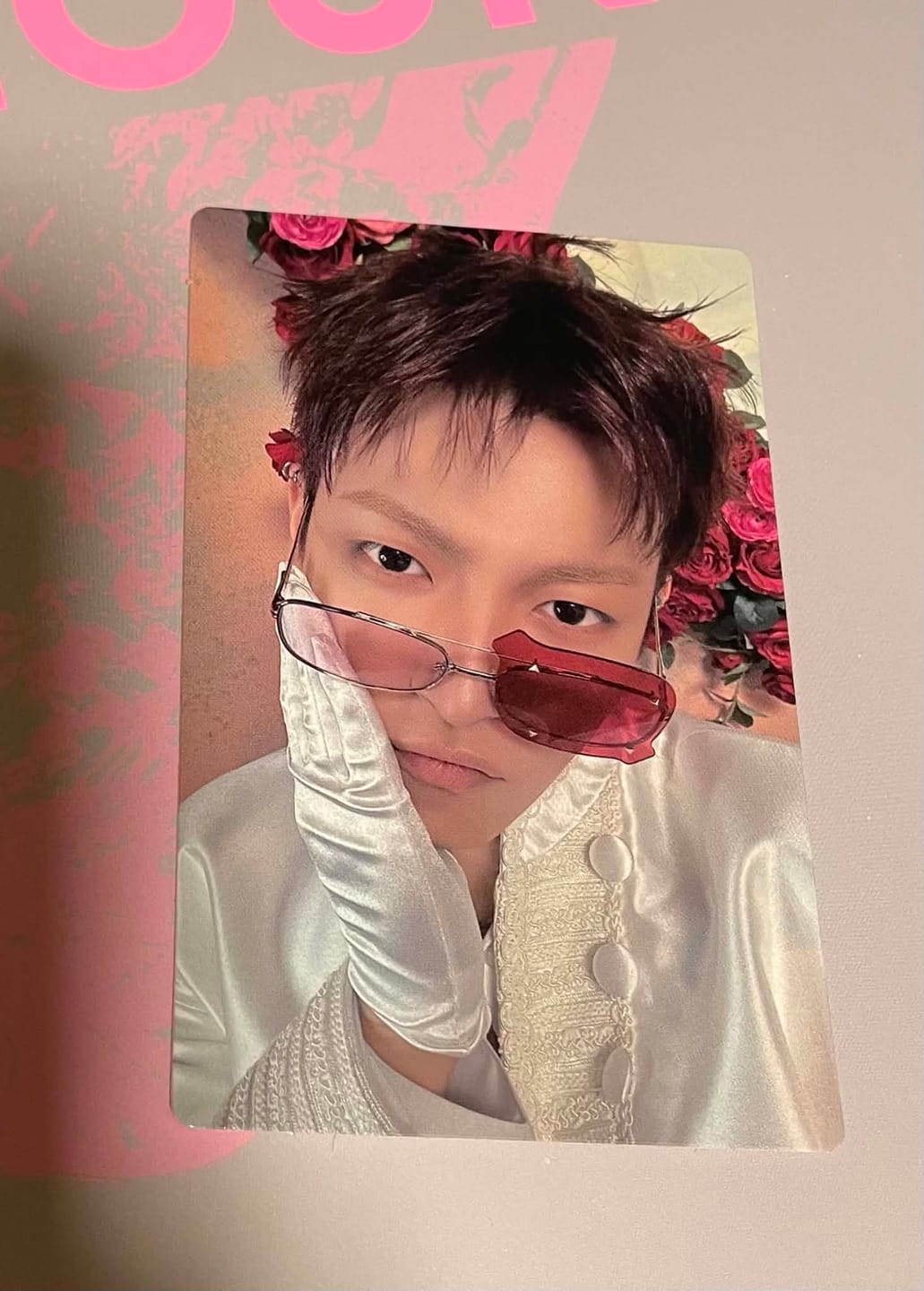 Customer photo review of ATEEZ - GOLDEN HOUR : PART.5 14TH MINI ALBUM PINK LP VER