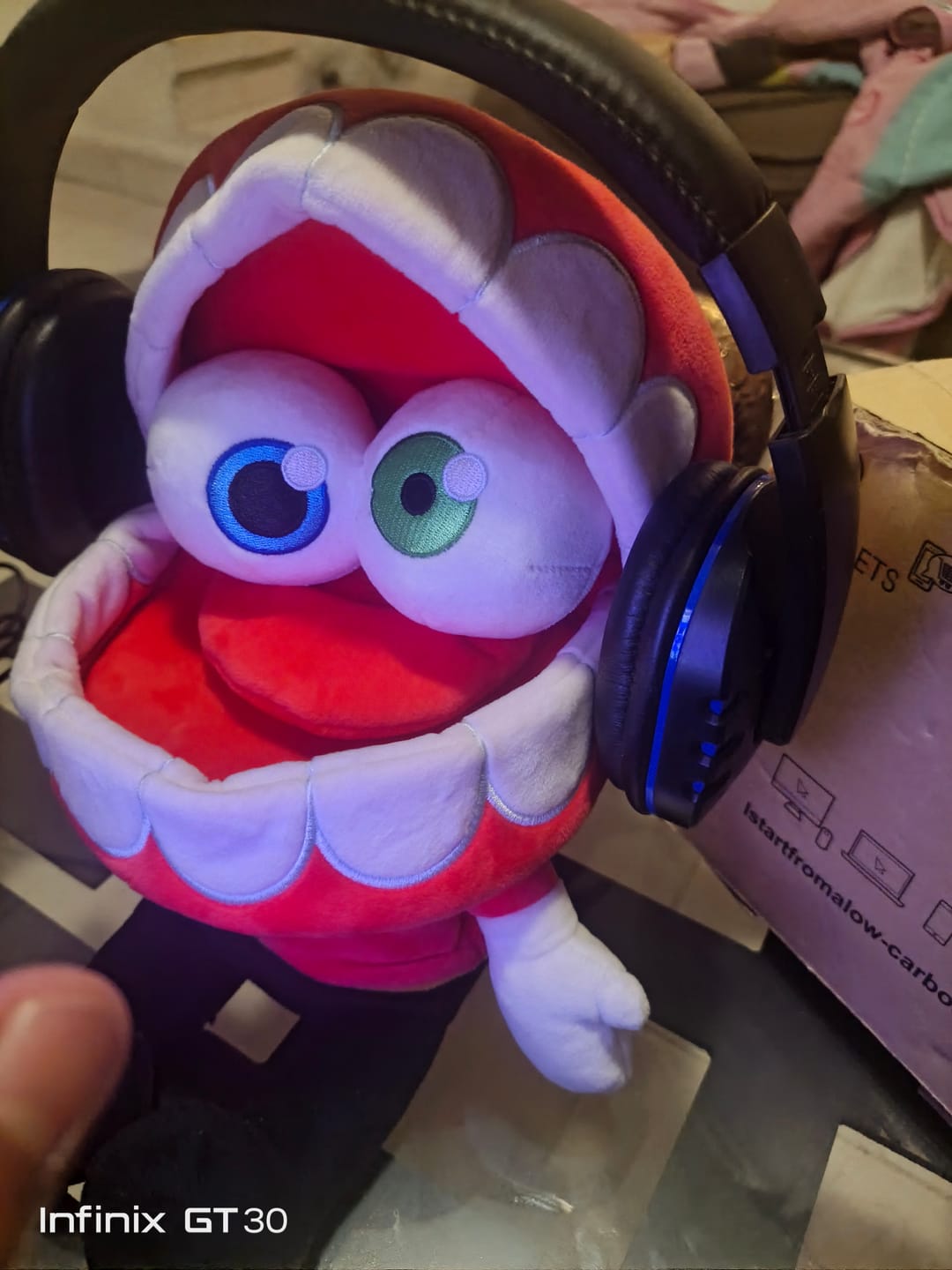 Customer photo review of Caine Plush