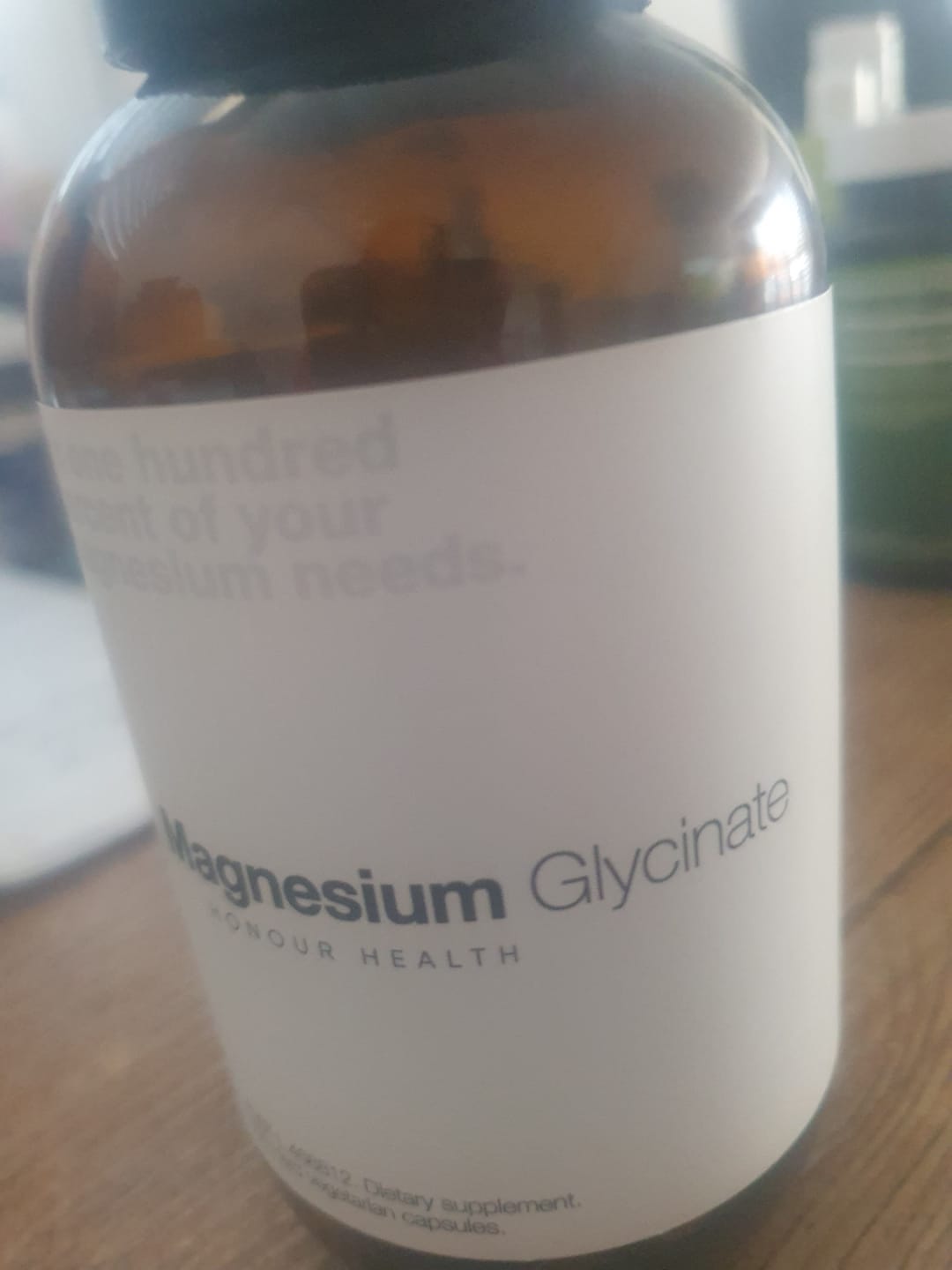 Customer photo review of Magnesium Glycinate (Pure & Unbuffered) - 110 Capsules