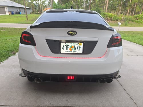 Customer photo review of 2015-21 Subaru WRX / STi CS Style Rear Apron Lip
