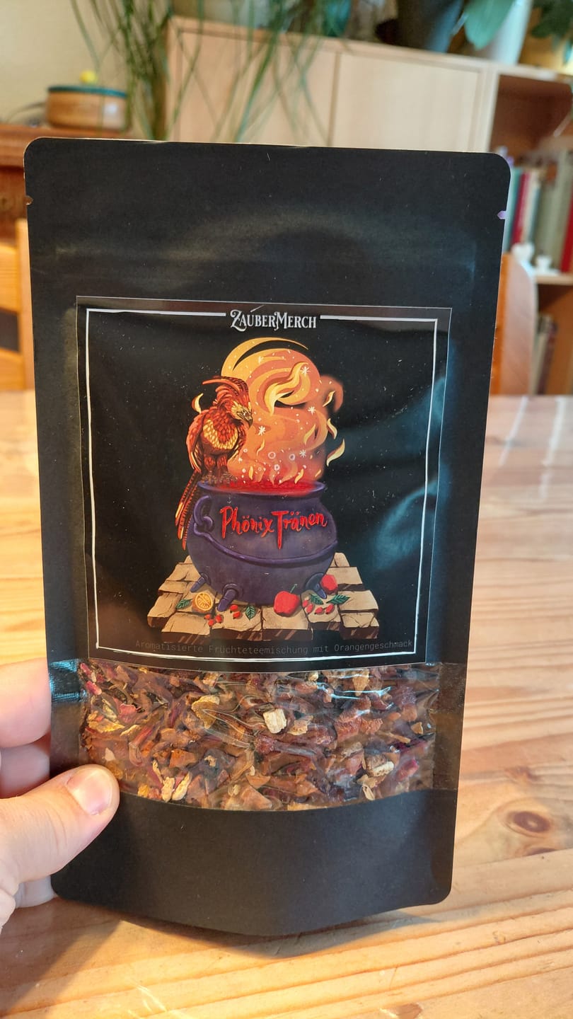 Customer photo review of Phönix Tränen – Zaubertrank Früchtetee Orange Zitrus