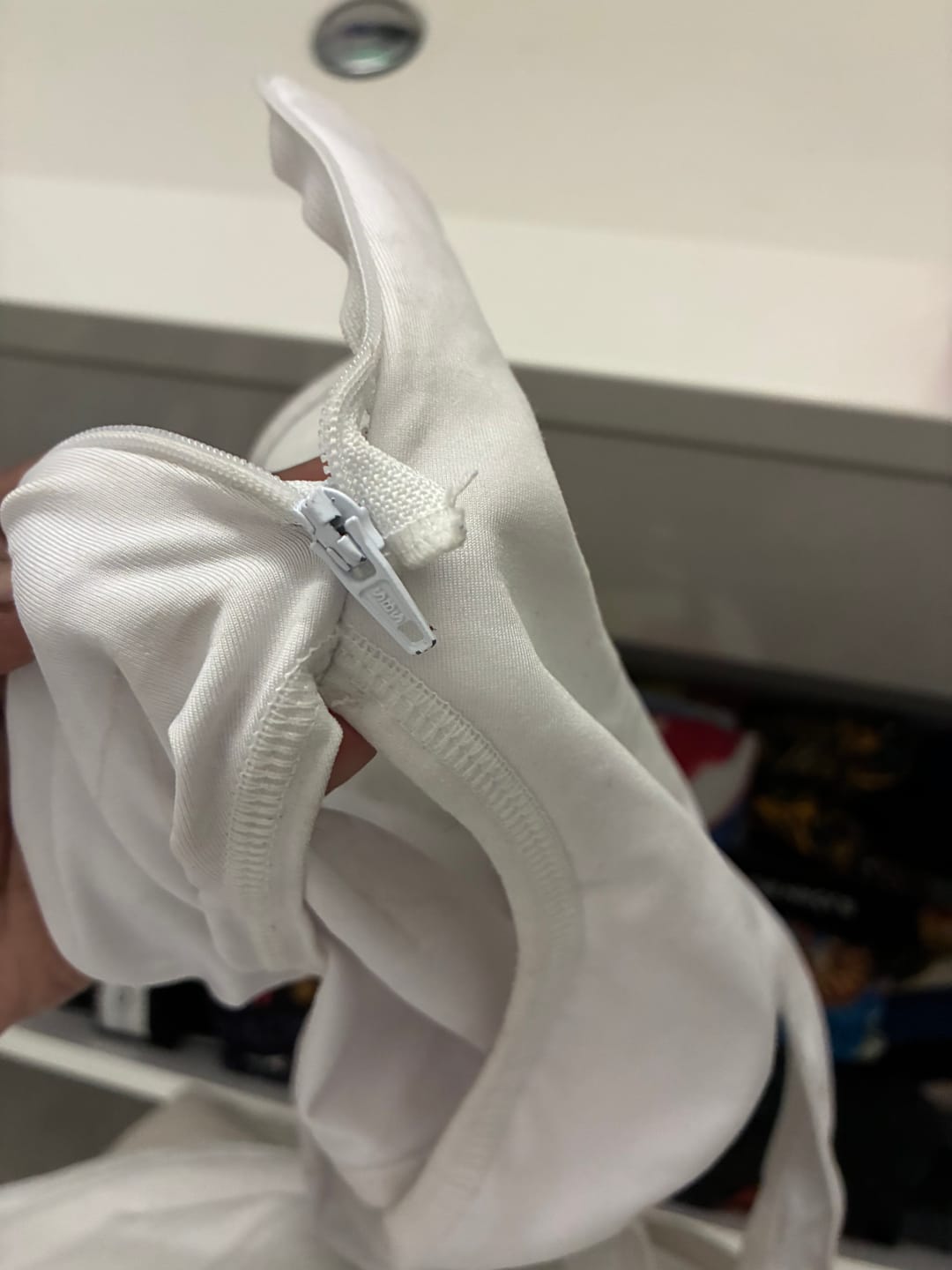 Customer photo review of Chest Binder Extra Strong – Sport, Wit (Paxsies)