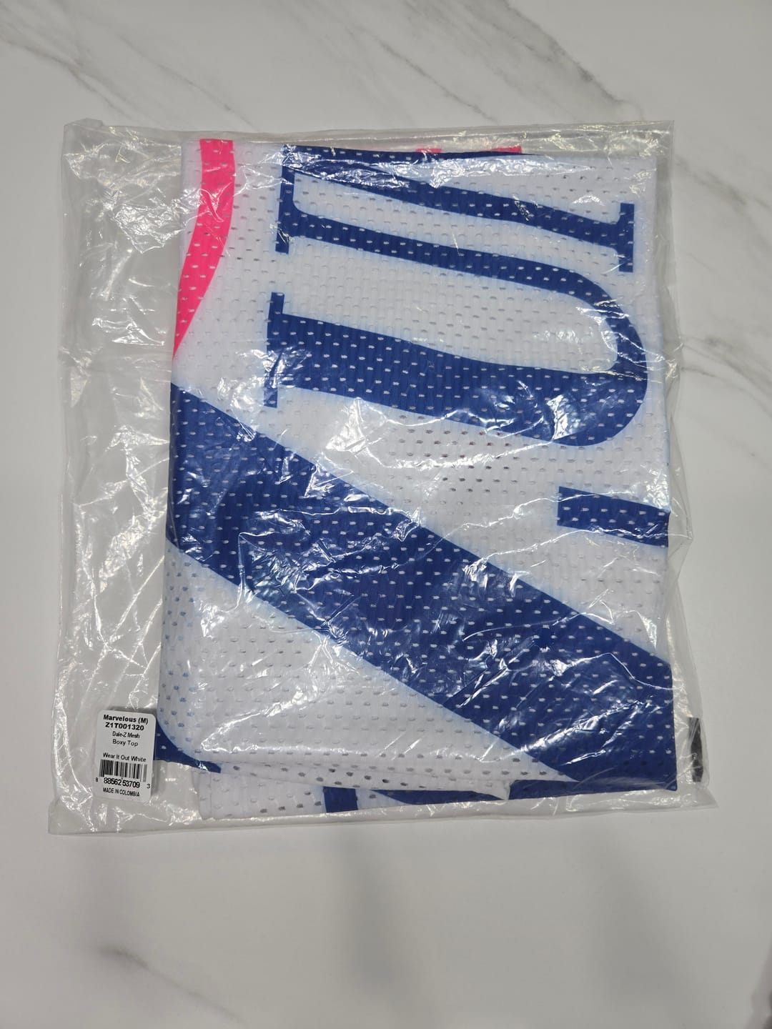 Customer photo review of Dale-Z Mesh Boxy Top
