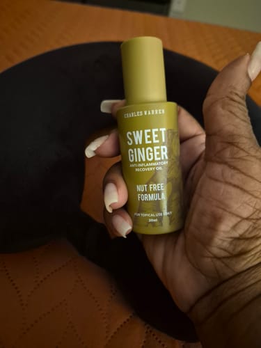 Customer photo review of [Nut-Free] Sweet Ginger Dry Oil for Sensitive Skin
