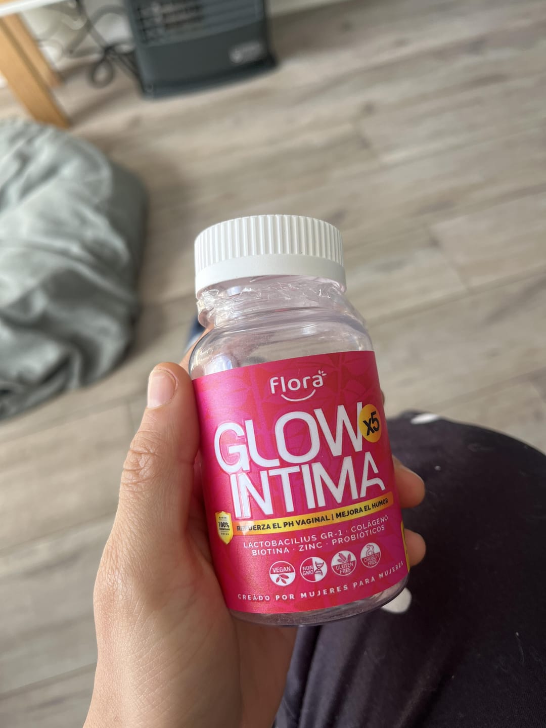 Customer photo review of Probióticos Íntimos para Candidiasis Recurrente, Flora y pH Vaginal