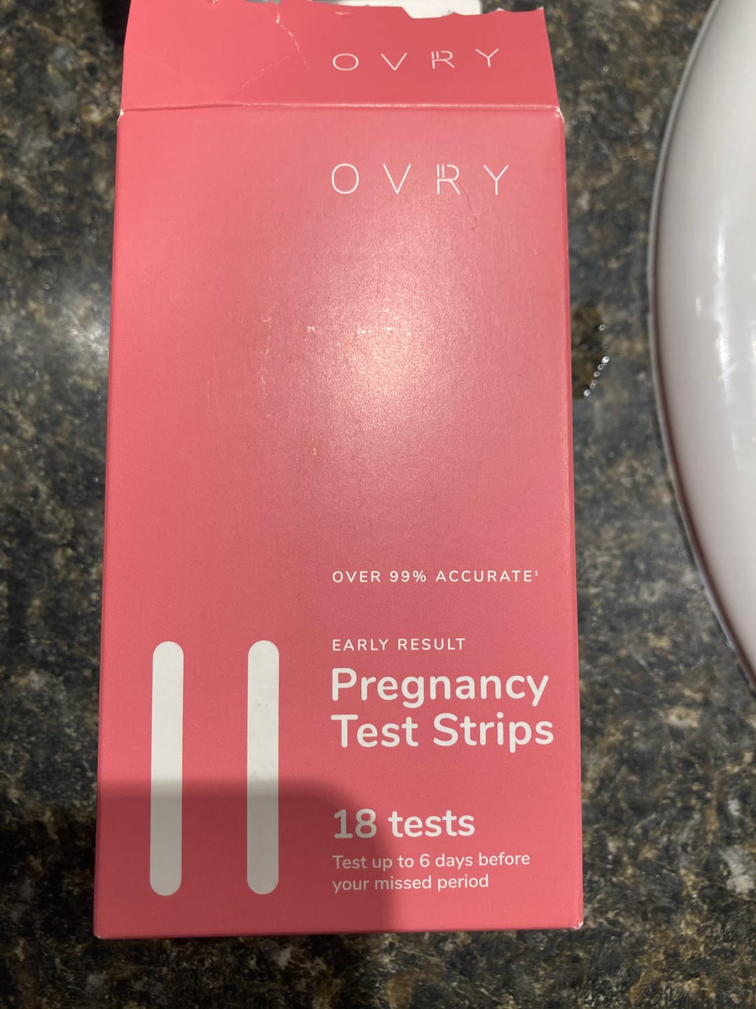 Customer photo review of Pregnancy Test Strips (Ultra-Sensitive)