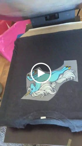 Customer video review of DTF Transfers Upload Your Gang Sheet