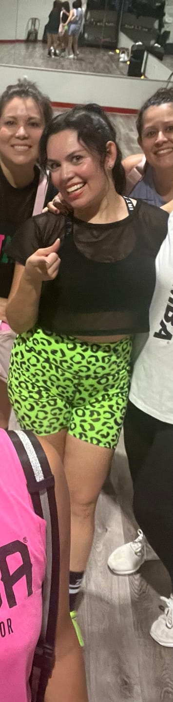 Customer photo review of Dale-Z High Waisted Biker Shorts