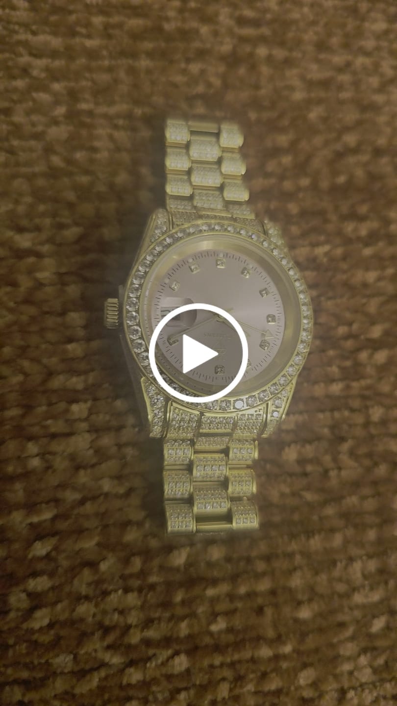 Customer video review of 41mm Diamond Presidential Watch - Pink Face - Gold