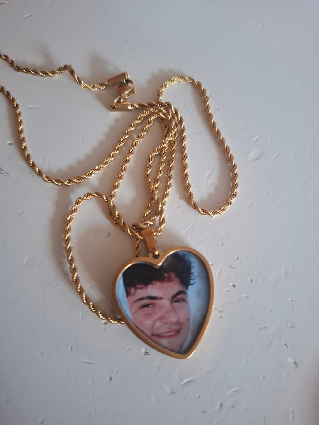 Customer photo review of Collana con Foto - Portami con Te