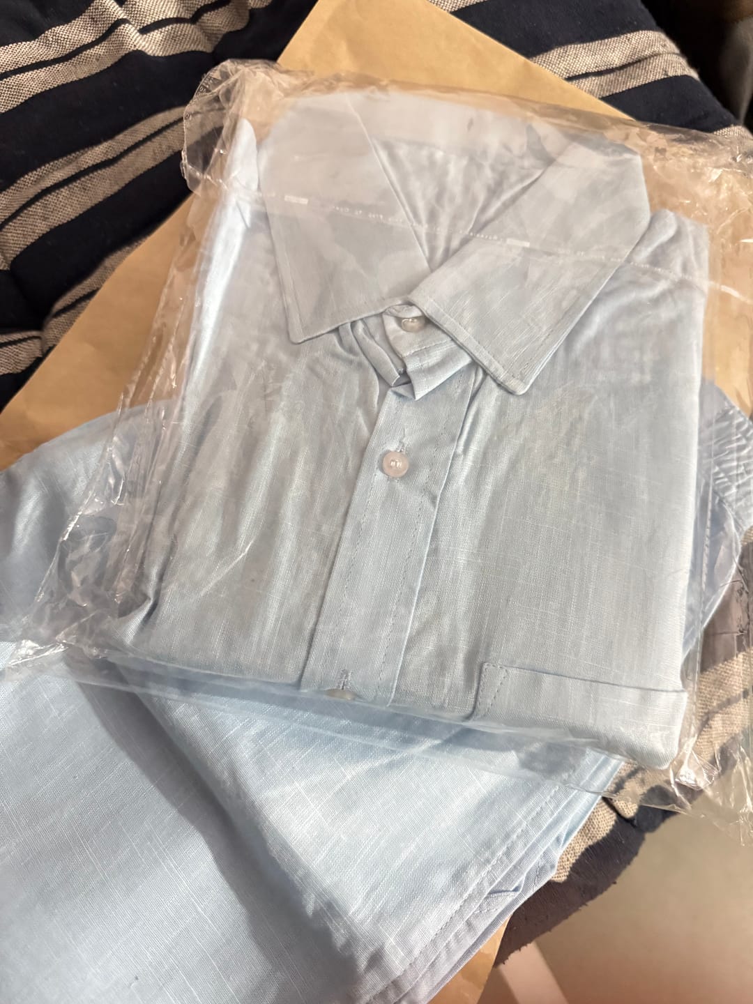 Customer photo review of Pure Cotton Linen Cord Set - White