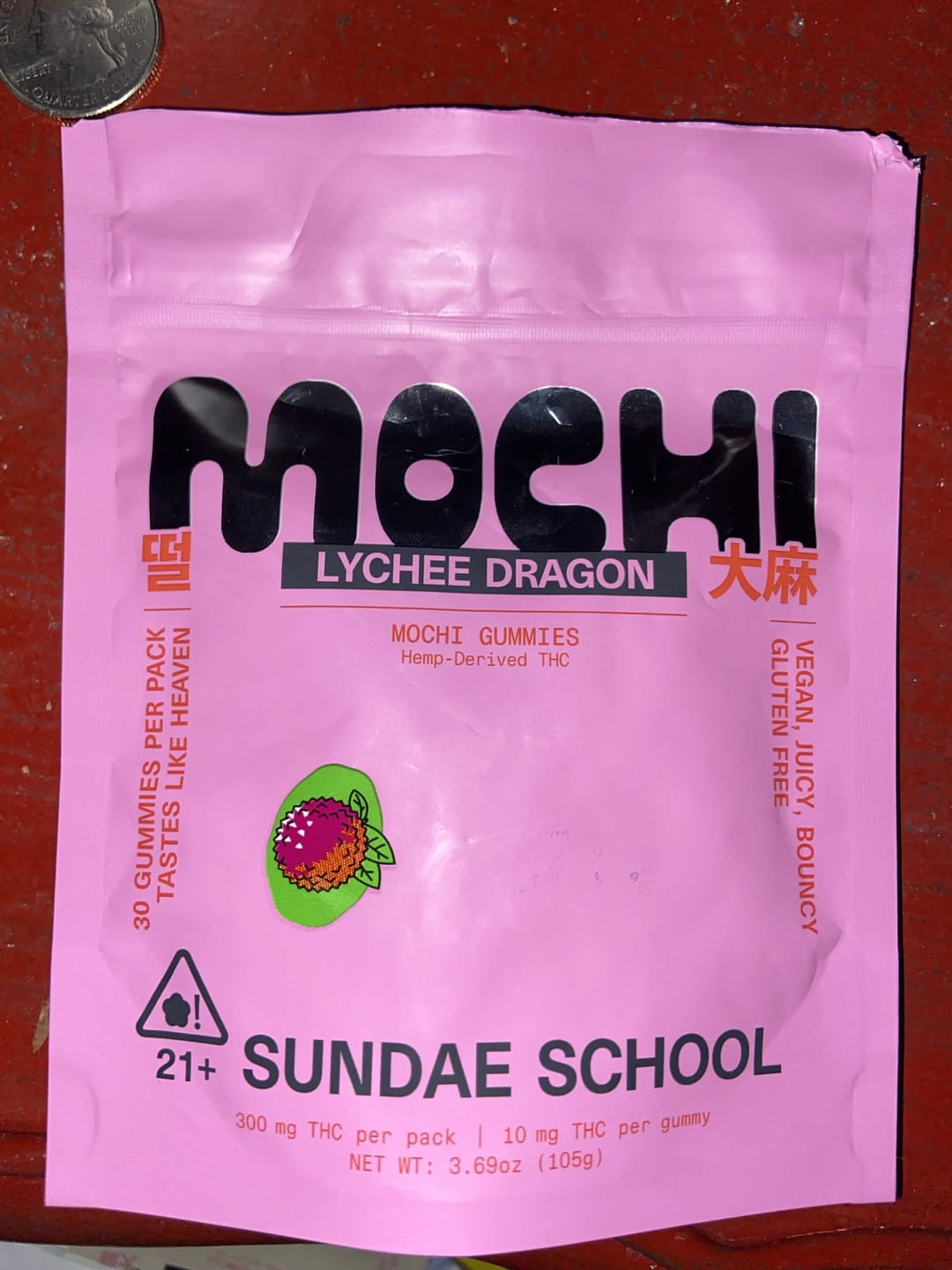 Customer photo review of Lychee Dragon (10mg) Value Pack