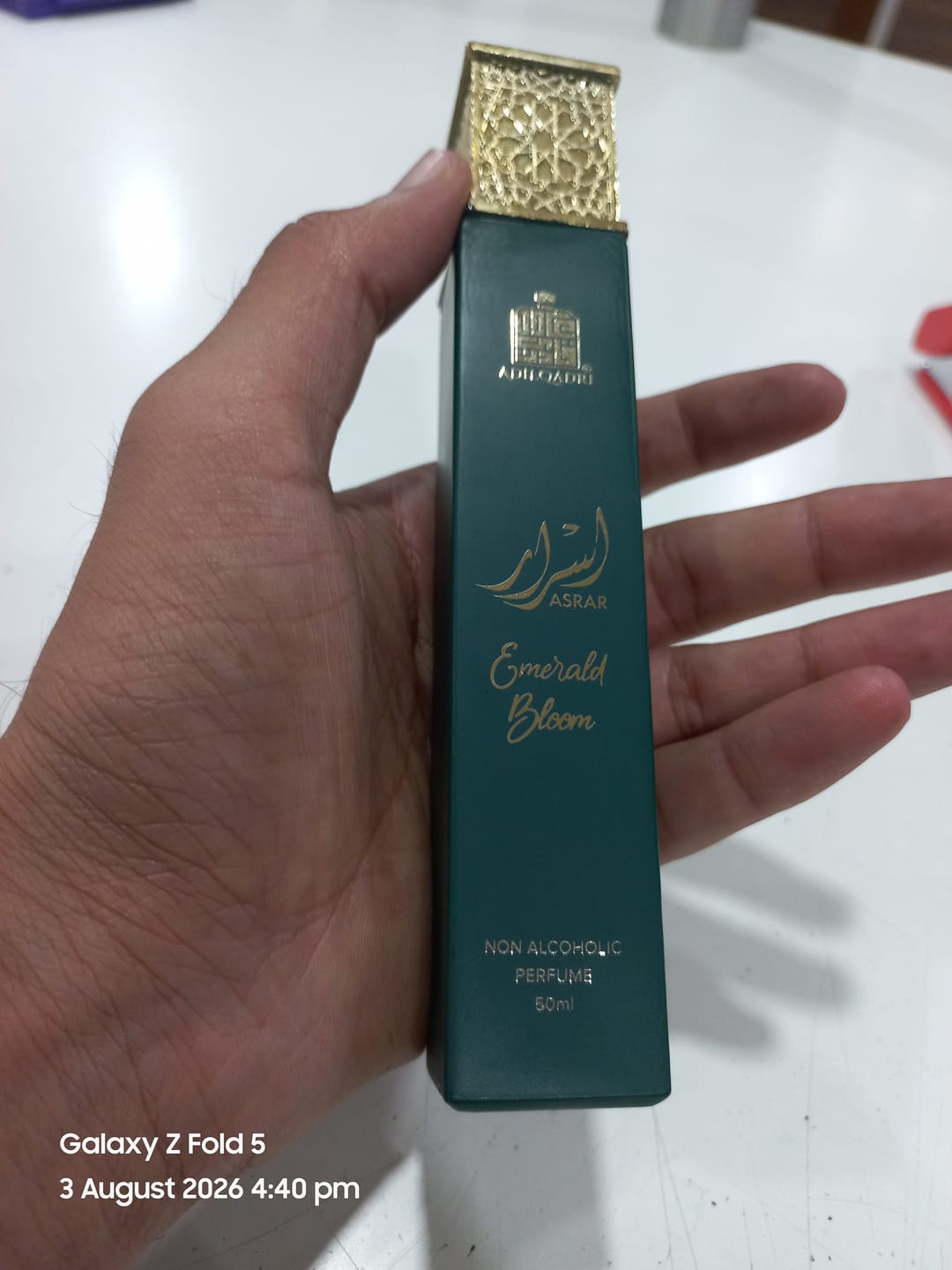 Customer photo review of Asrar Emerald Bloom Non Alcoholic Perfume Spray 50ml