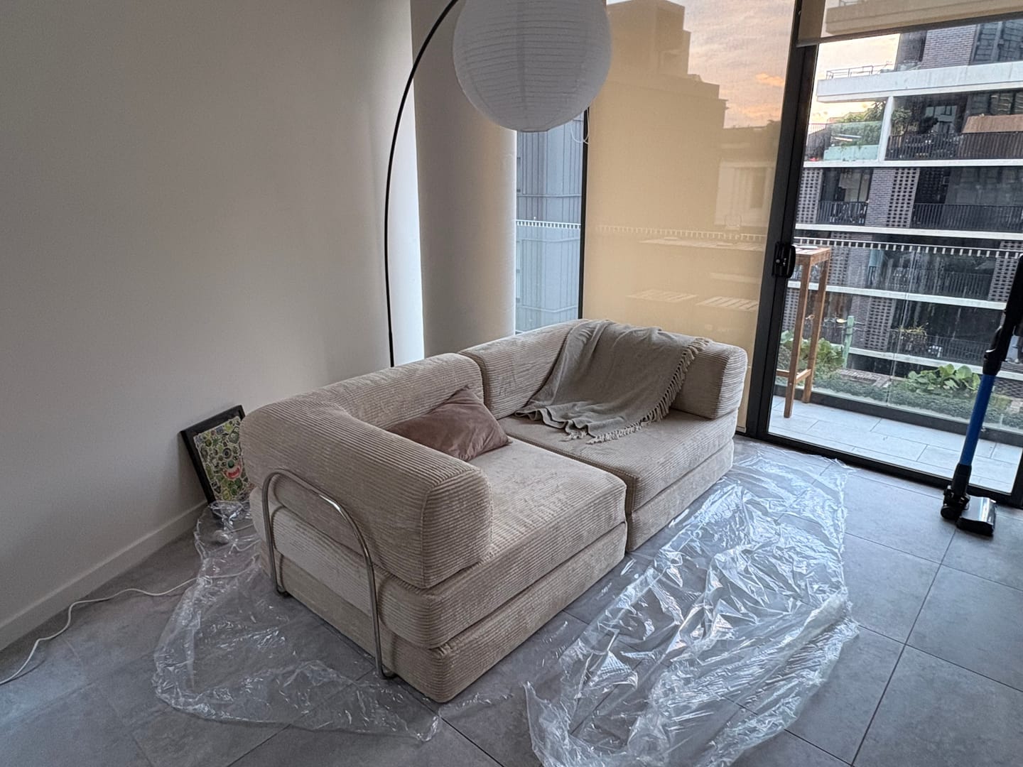 Customer photo review of Nova Sofa Bed-Eggshell