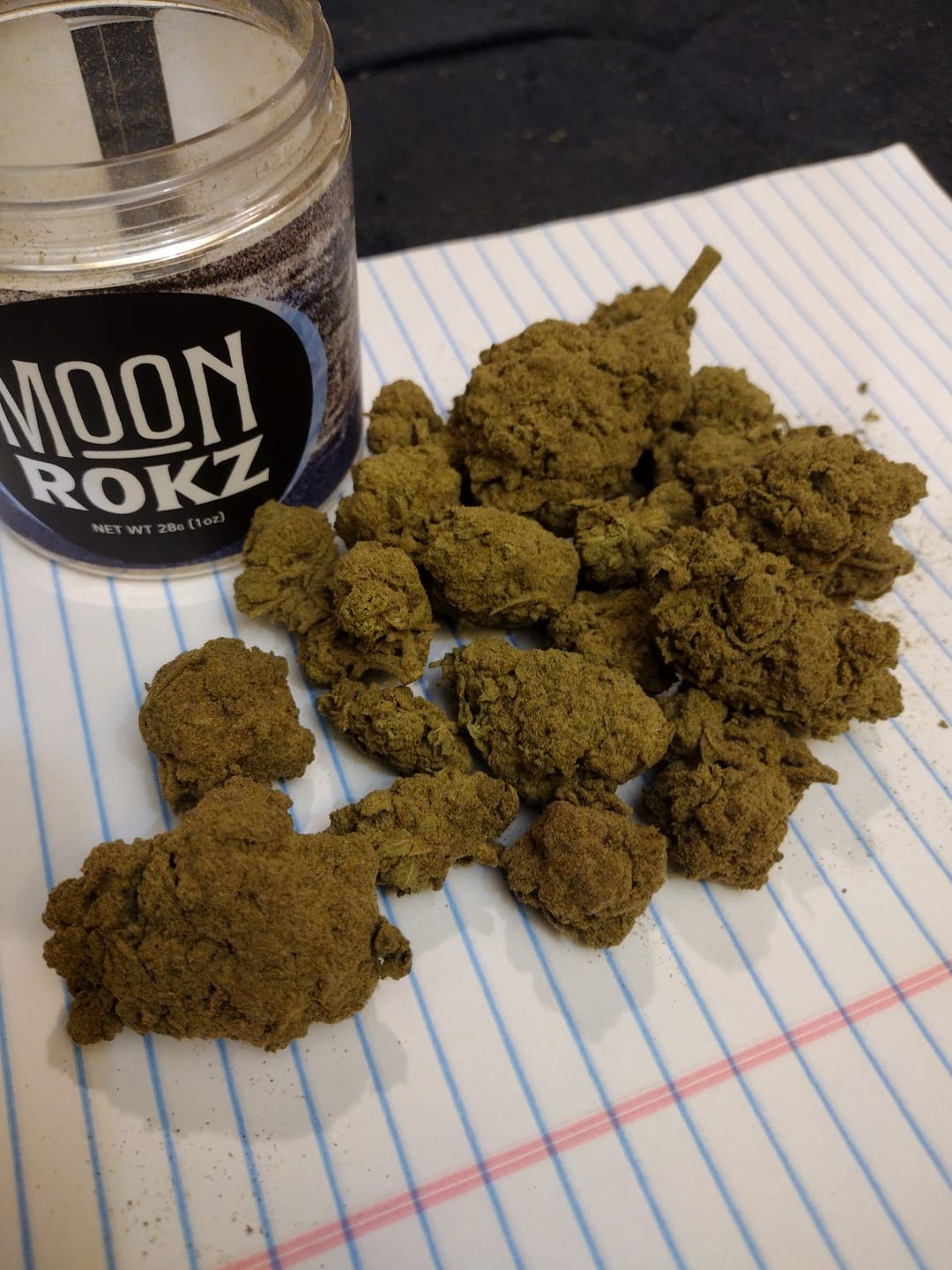 Customer photo review of Moonrocks 28 Grams
