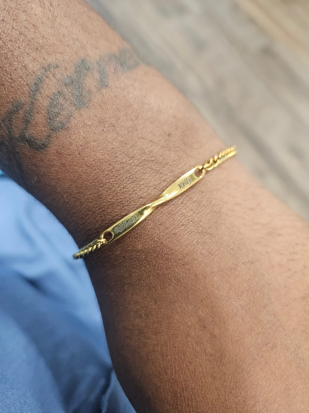 Customer photo review of Infinity Bond Matching Bracelet