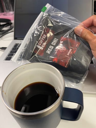 Customer photo review of Ground Coffee Sample Bags