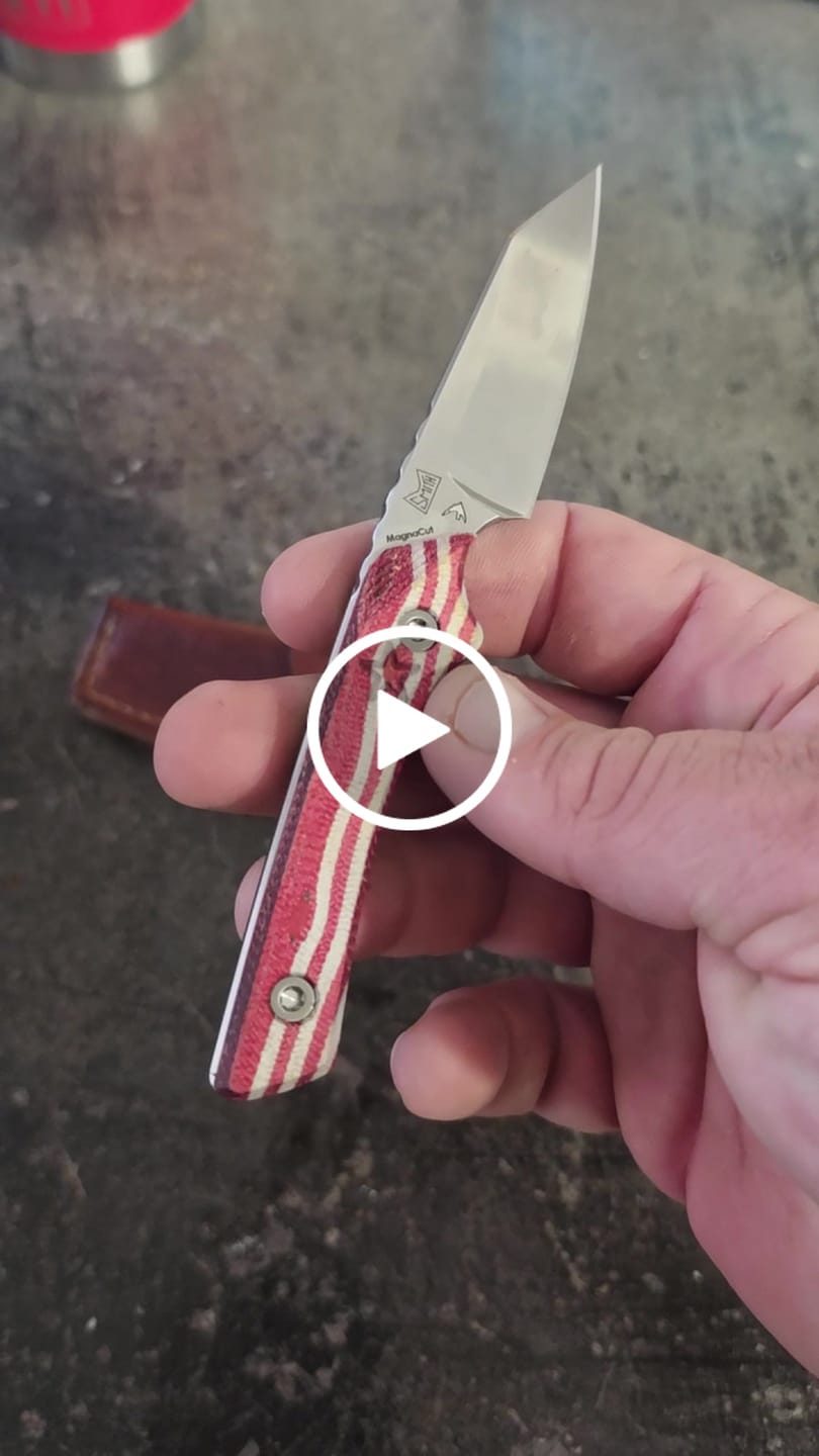 Customer video review of Lynch Blades USA 250 Swift Six 2.5" Fixed Blade – Patriotic G-Carta, MagnaCut Stonewash, Dual Sheath – Made in USA