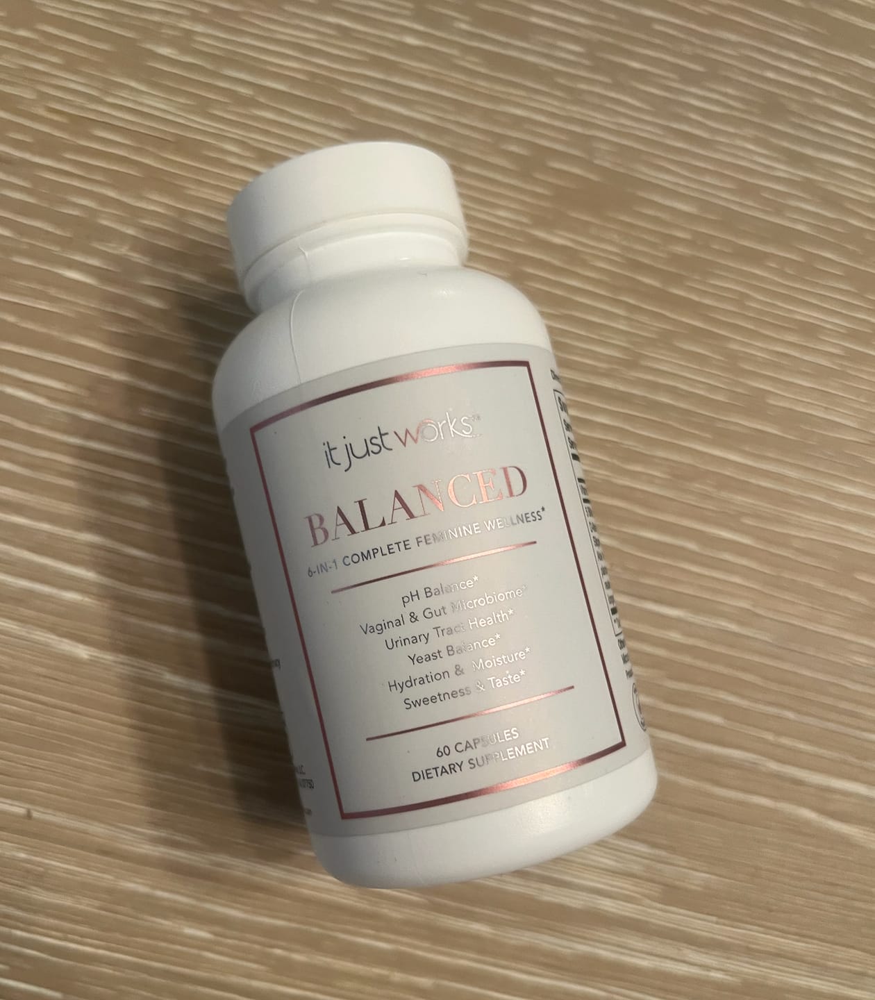 Customer photo review of Balanced 6-in-1 Feminine Wellness