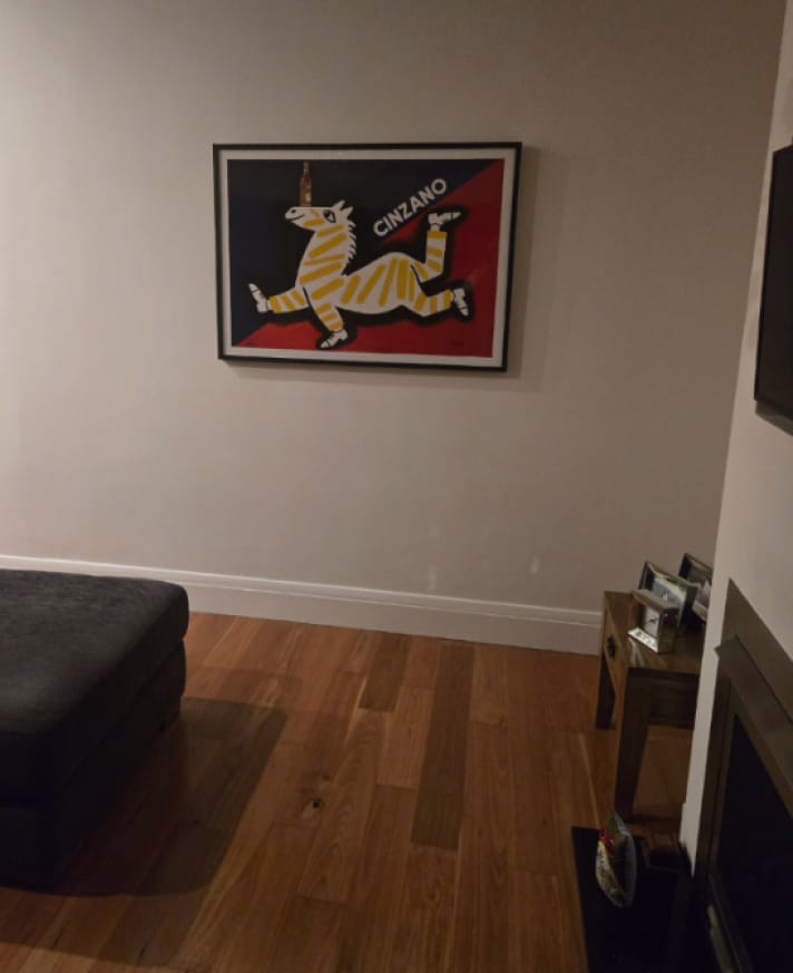 Customer photo review of CINZANO ZEBRA | ITALY