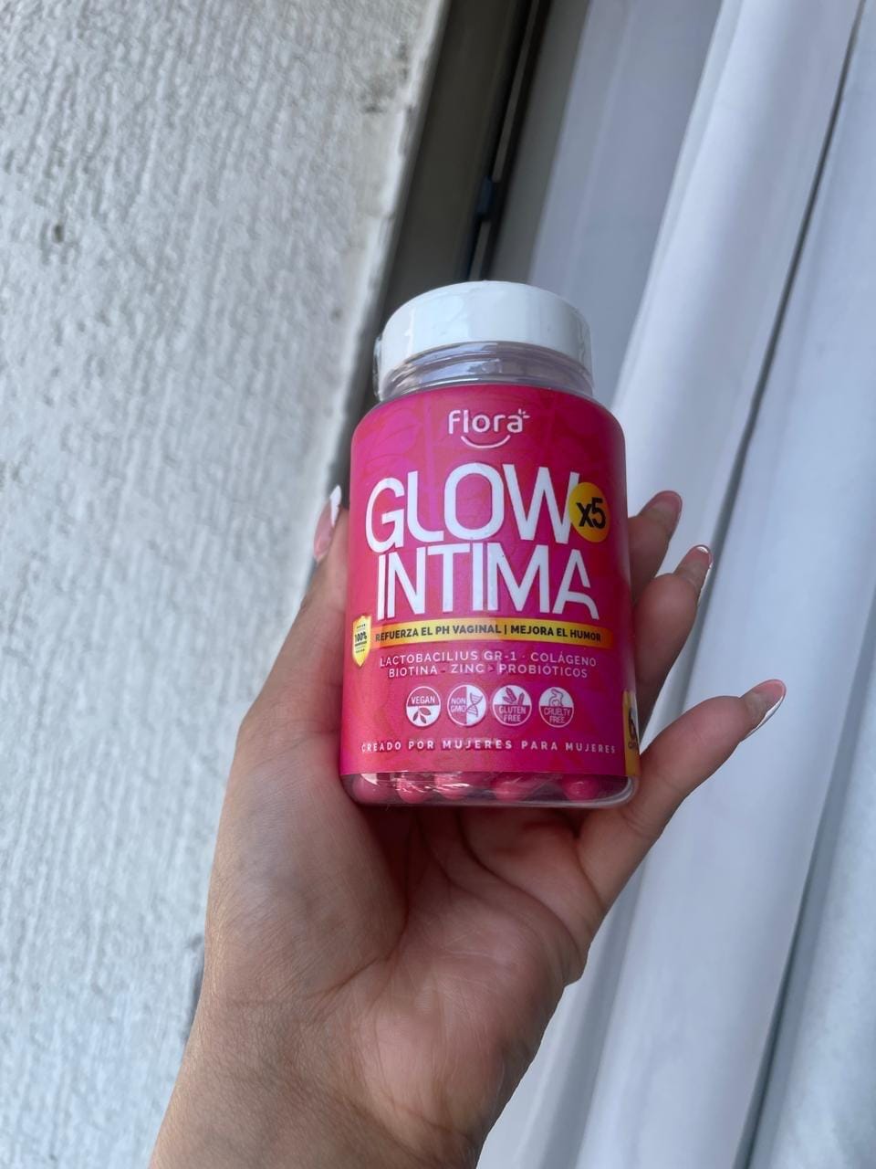 Customer photo review of Probióticos Íntimos para Candidiasis Recurrente, Flora y pH Vaginal