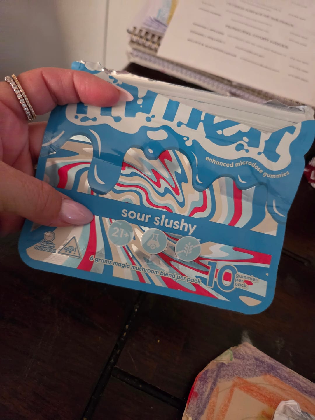 Customer photo review of Mushroom Gummies