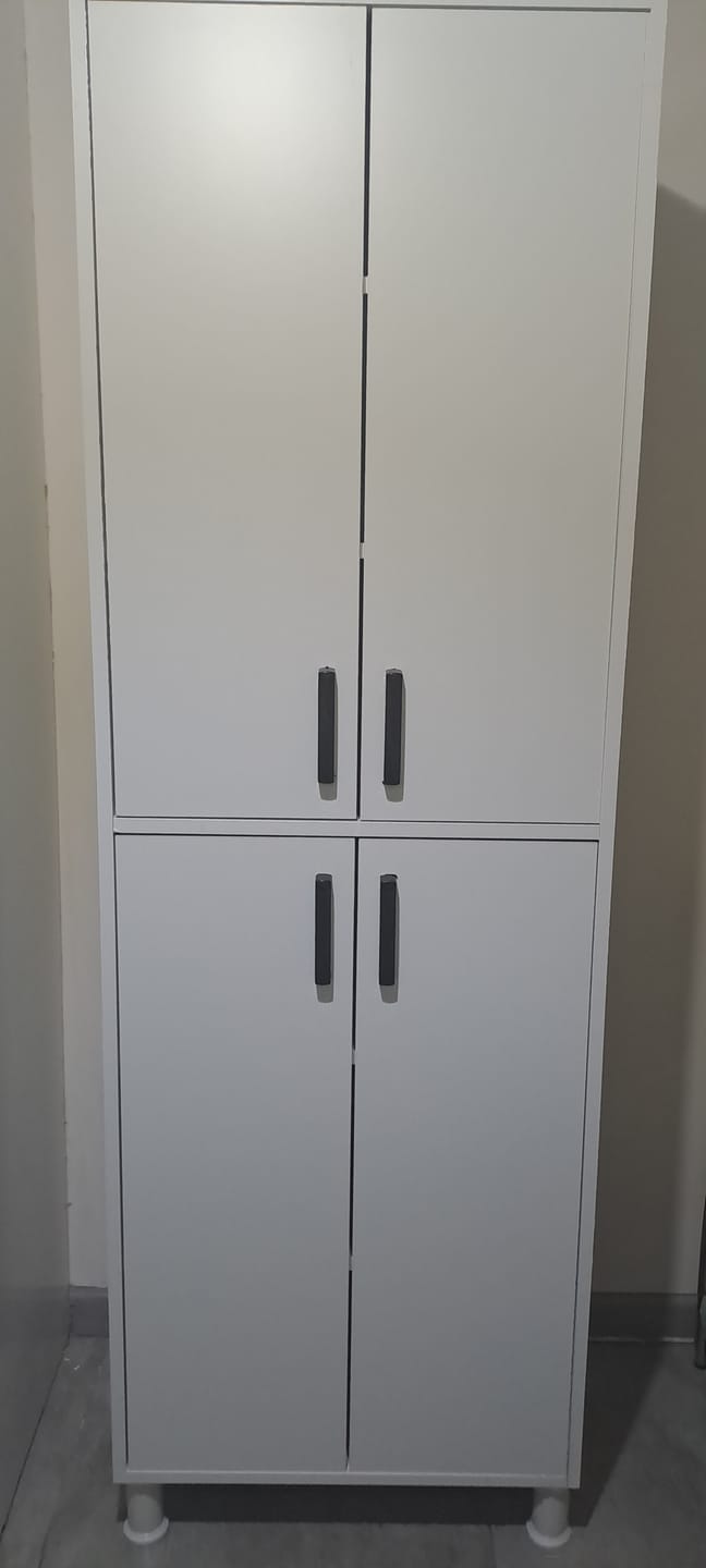 Customer photo review of Rani F1 Çok Amaçlı Dolap 4 Kapaklı 6 Raflı Banyo Kiler Mutfak Dolabı Beyaz M4