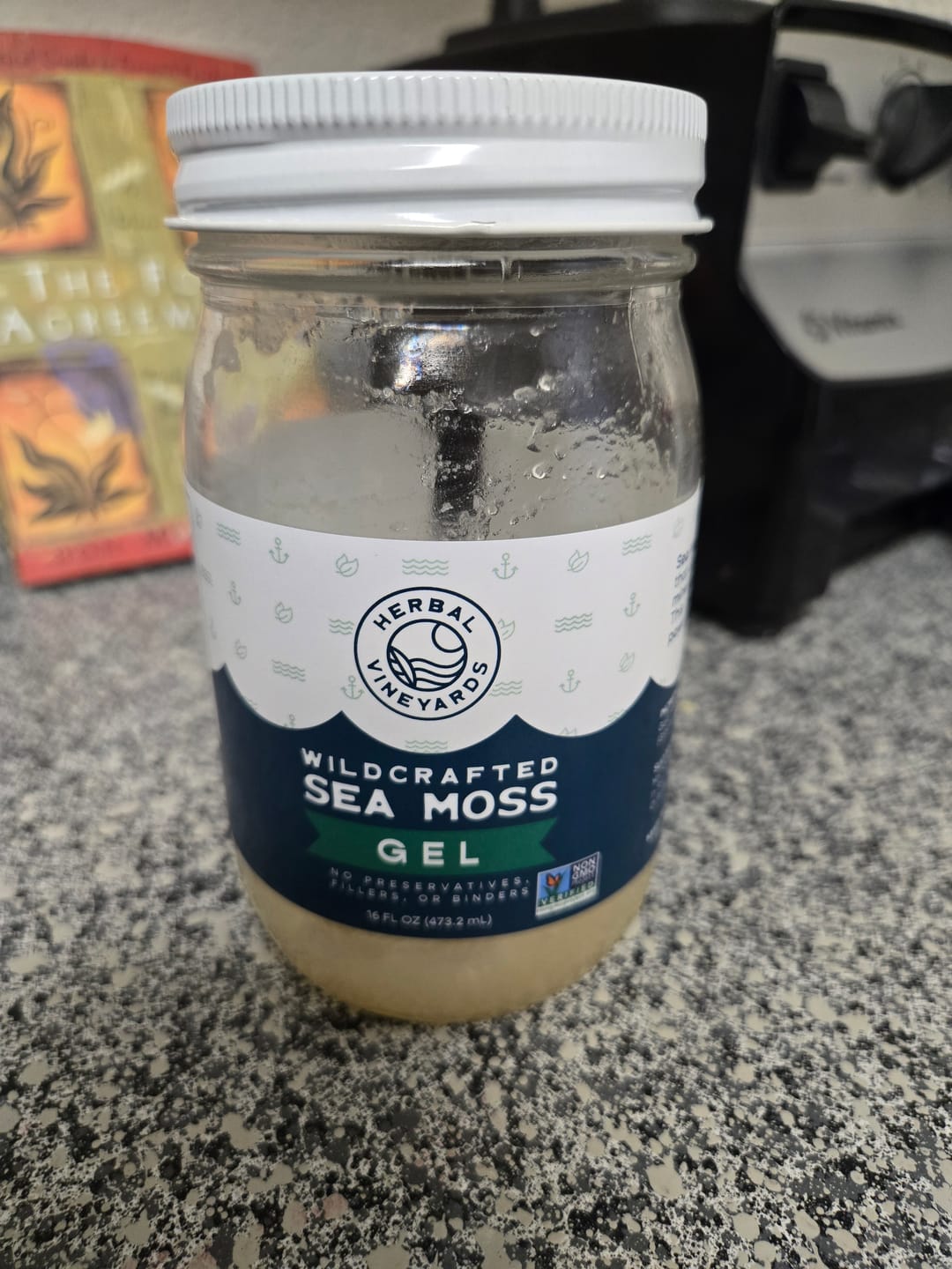 Customer photo review of EXCLUSIVE GOLD SEA MOSS GEL