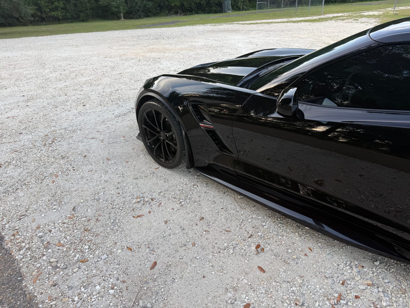Customer photo review of Corvette C7 Extended Front & Rear Splash Guards