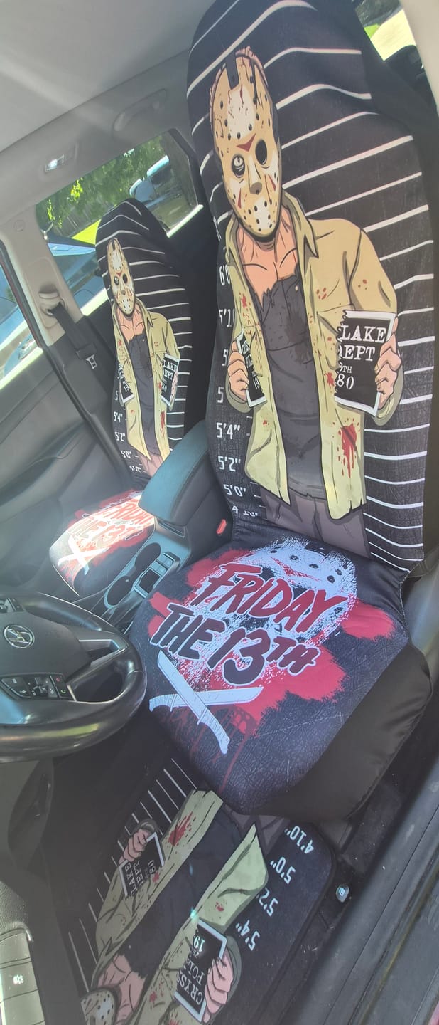 Customer photo review of Jason Voorhees Car Floor Mats Custom Horror Characters In The Friday The 13th Series Car Accessories